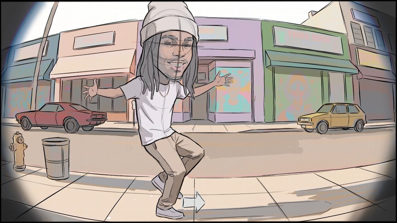Music Video - Narrative - storyboard frame 7 by Dakota Warren